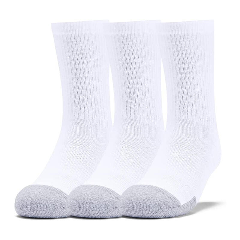 x3 Paires de chaussettes Blanches Femme Under Armour Heatgear