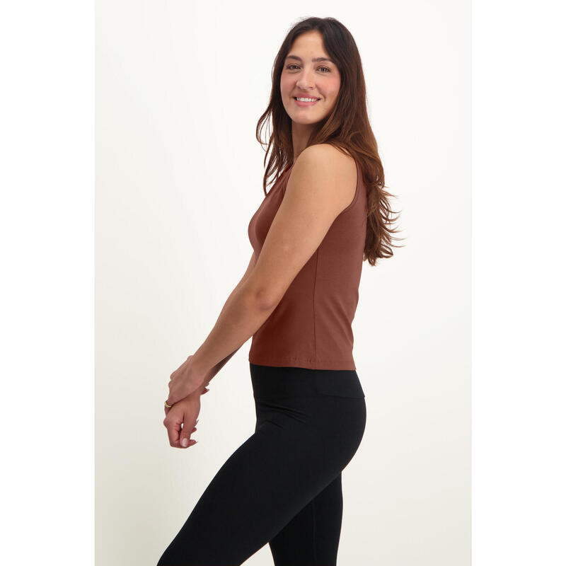 Karuna Balance - Hippe loose fit yoga tank  - Bruin