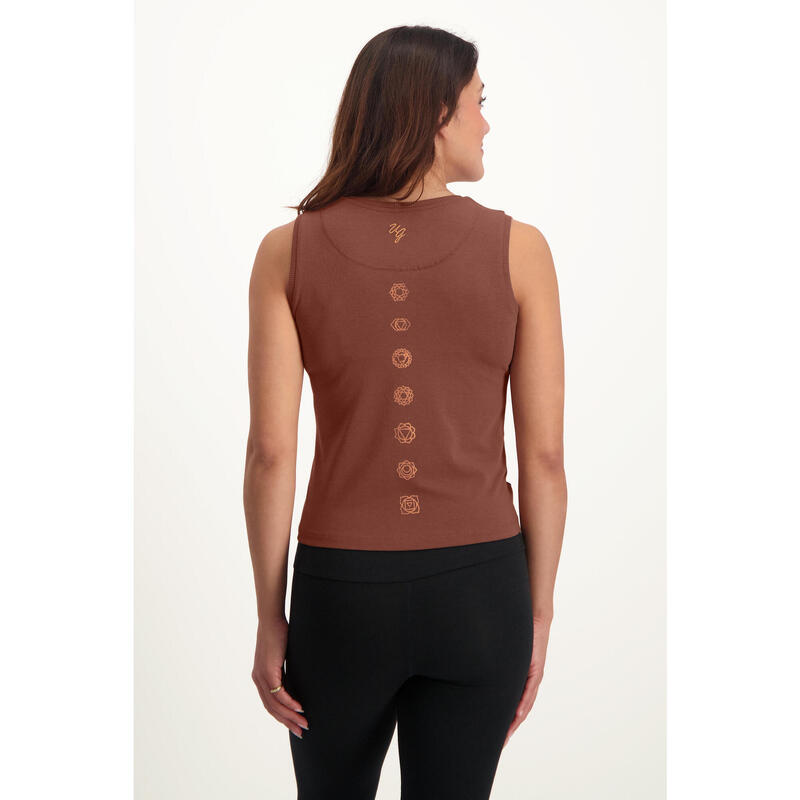 Karuna Balance - Hippe loose fit yoga tank  - Bruin