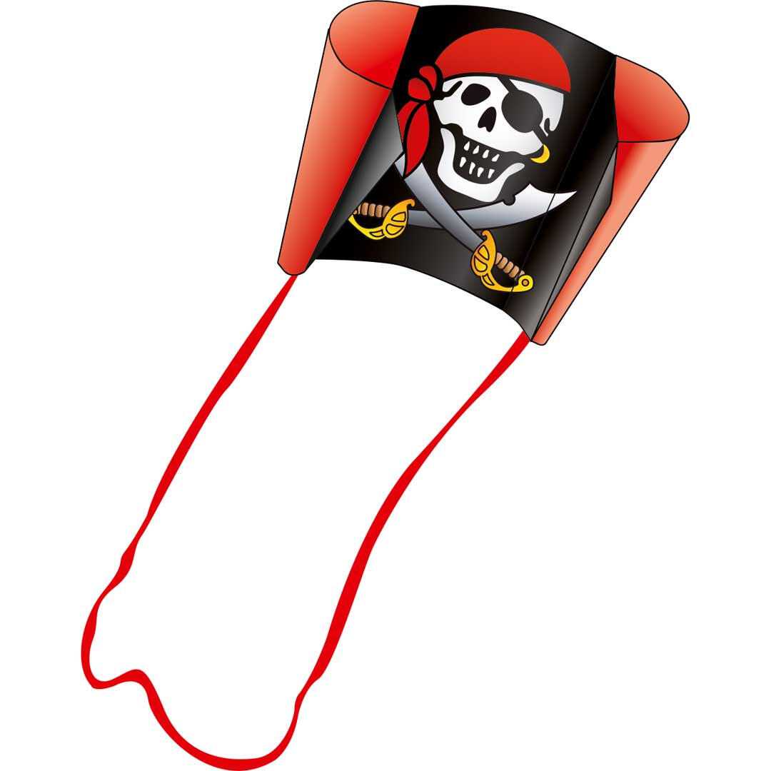 HQ POWERKITES HQ Kindervlieger Pocket Sled Jolly Roger