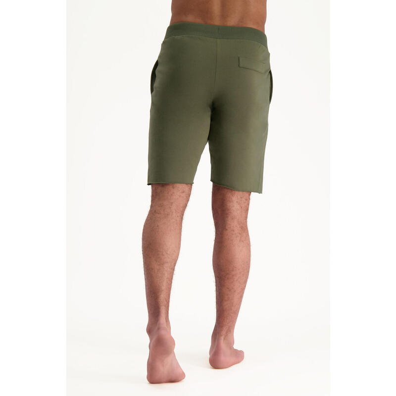 Yoga Shorts Bodhi - confortable et tendance en coton biologique - Vert olive