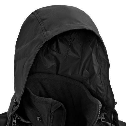 Jas Urban Shell Jacket met capuchon - Zwart