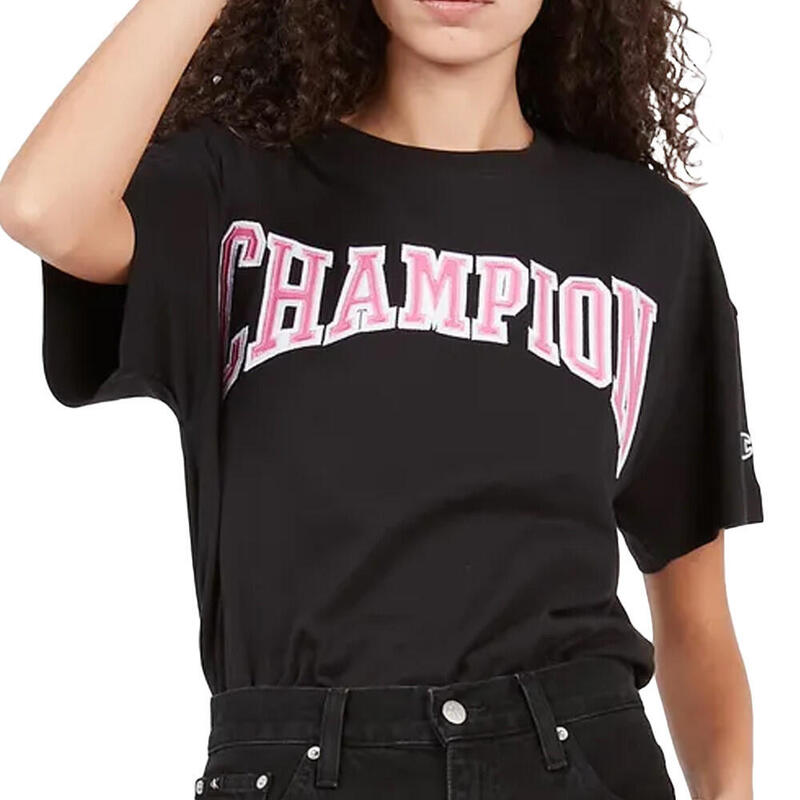 T-shirt Noir Femme Champion Lady