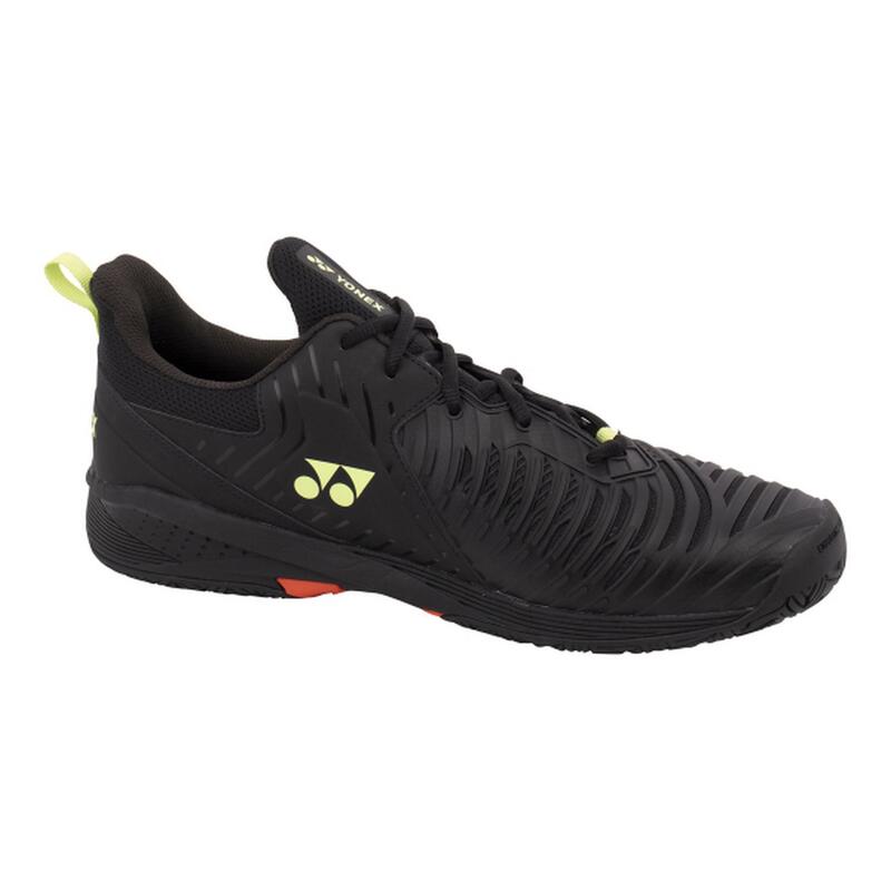 YONEX Chaussures de Tennis POWER CUSHION SONICAGE 3 Black-Lime