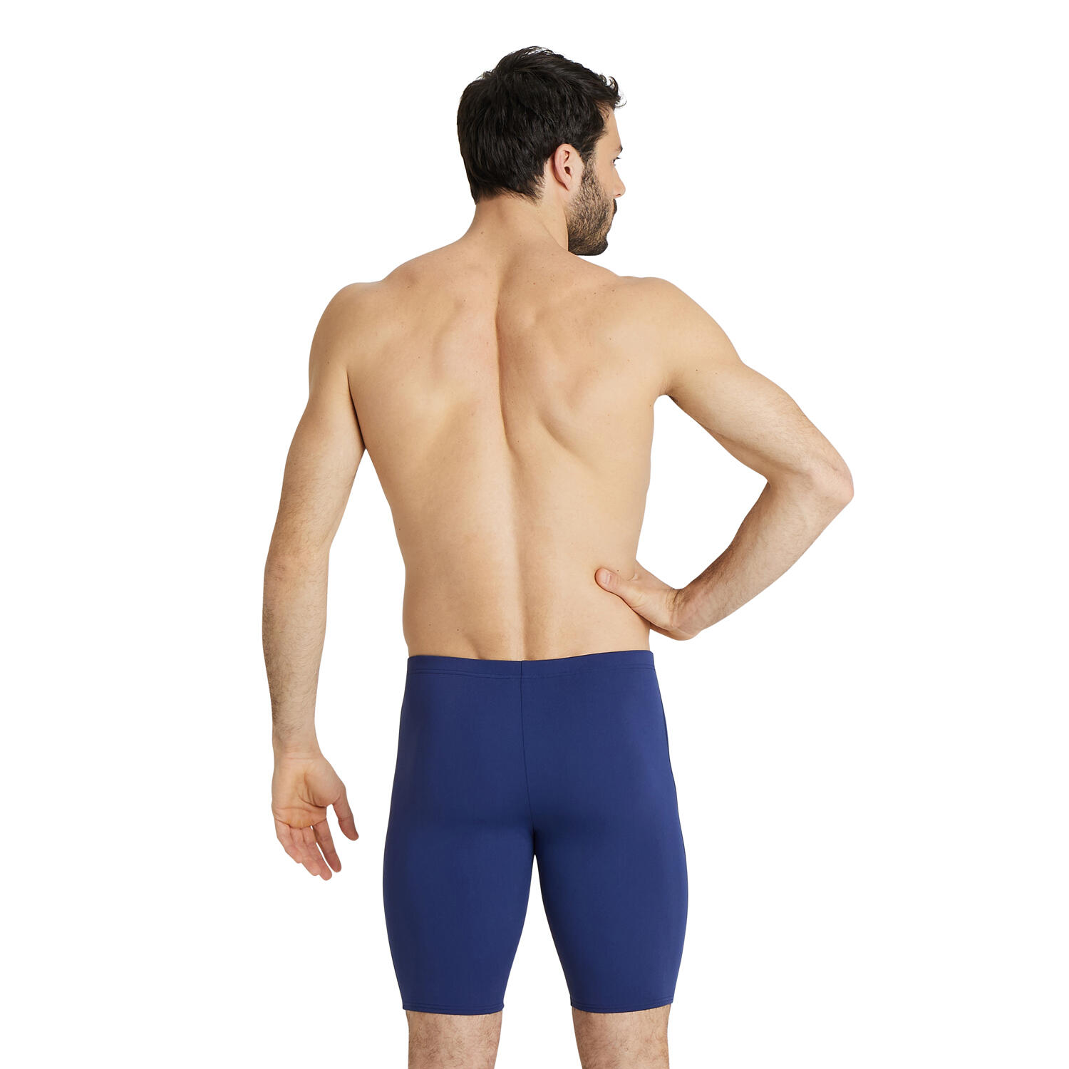 Arena Team Solid Swim Jammer - Navy/White 3/6