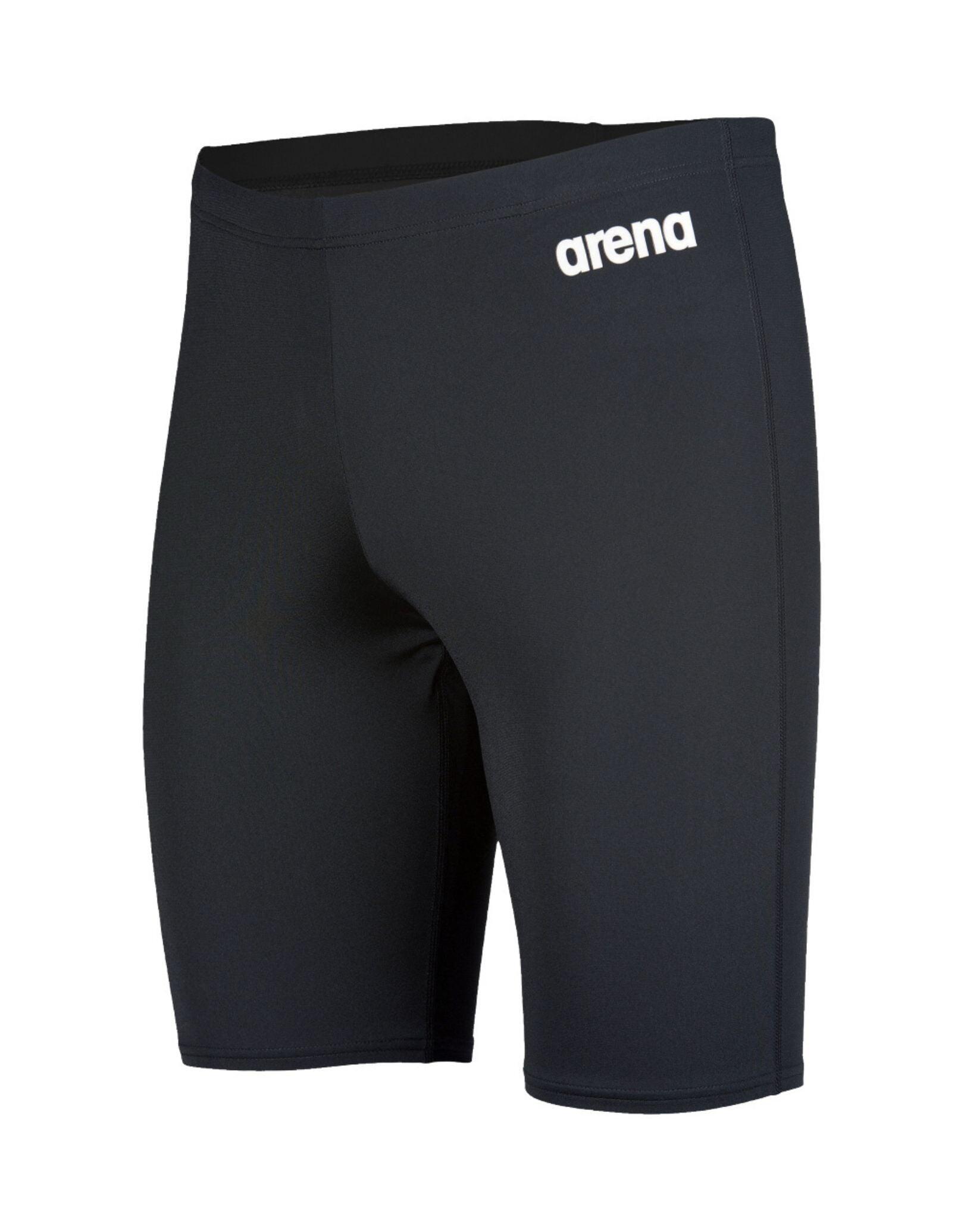 Arena Team Solid Swim Jammer - Black/White 4/7