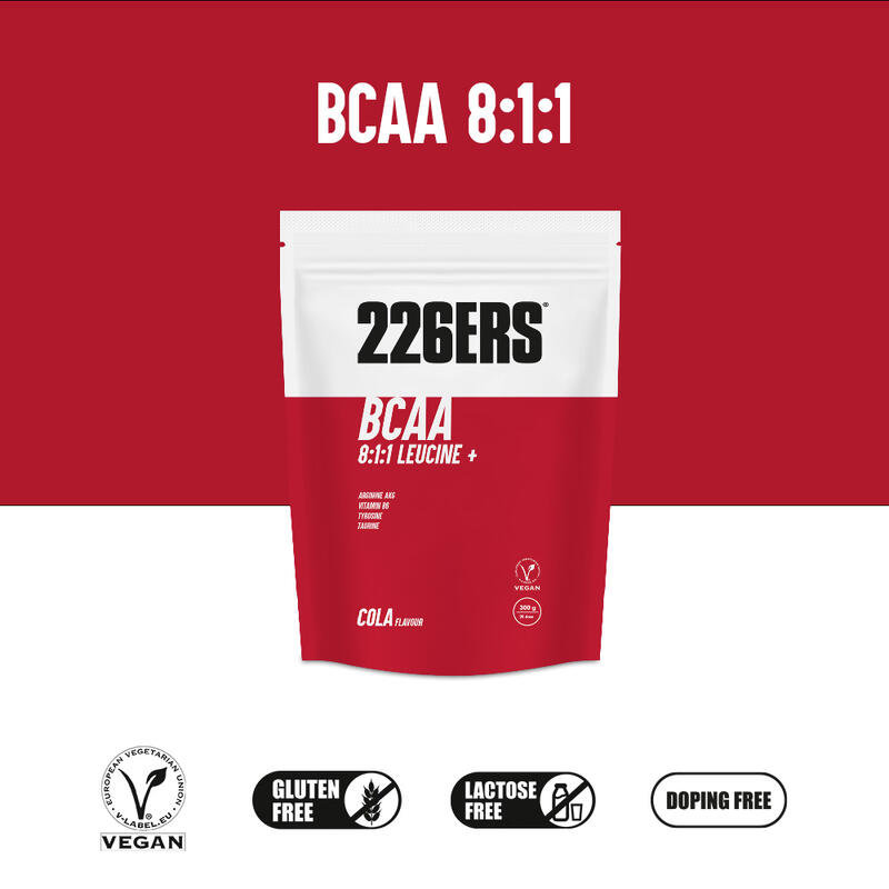 Complemento Alimenticio BCAAS 8:1:1 300GR - Sabor Cola  226ERS