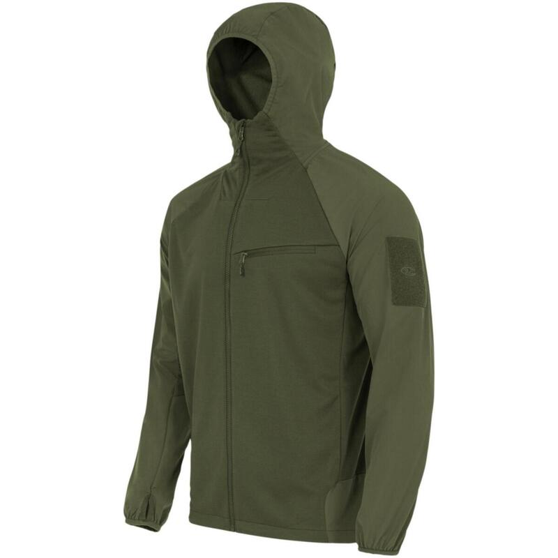 Veste-chemise couche intermédiaire Tactical Hirta Hybrid pour homme - Vert
