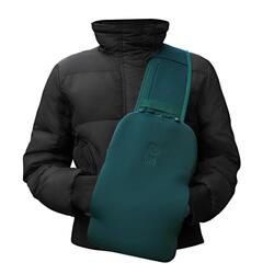 Classic - sac à dos chauffe-corps avec bouteille de chaleur - Vert - Marron