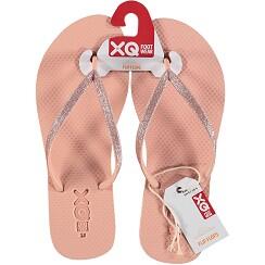 XQ | Tongs femme | Paillettes | Rose | Taille 37 | Sandales de plage femme