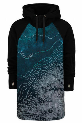 Bluza outdoorowa z kapturem męska DEEP TRIP Ramen softshell