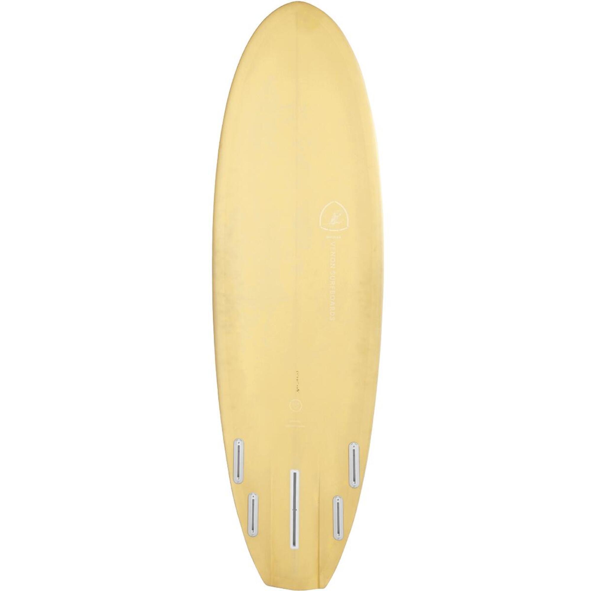 Planche de surf QUOKKA Hybrid 5Fins Straw 6'4"