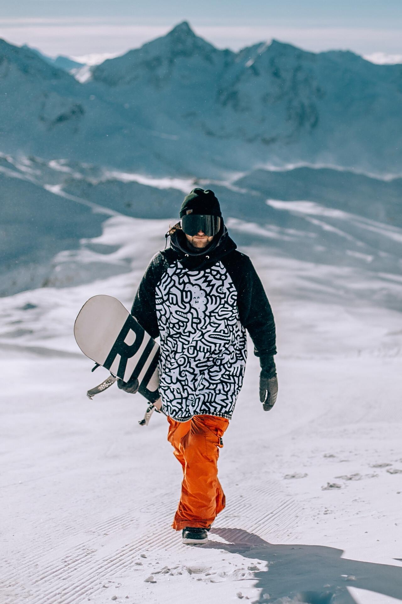 Bluza outdoorowa z kapturem męska DEEP TRIP Miszmasz softshell 3/6