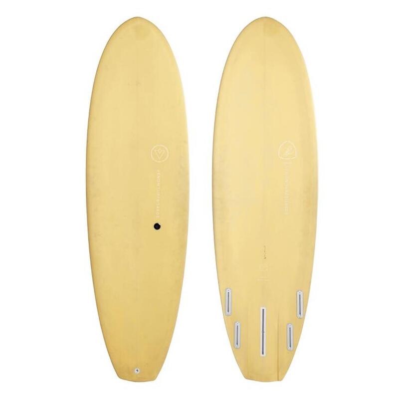 Planche de surf QUOKKA Hybrid 5Fins Straw 6'6"