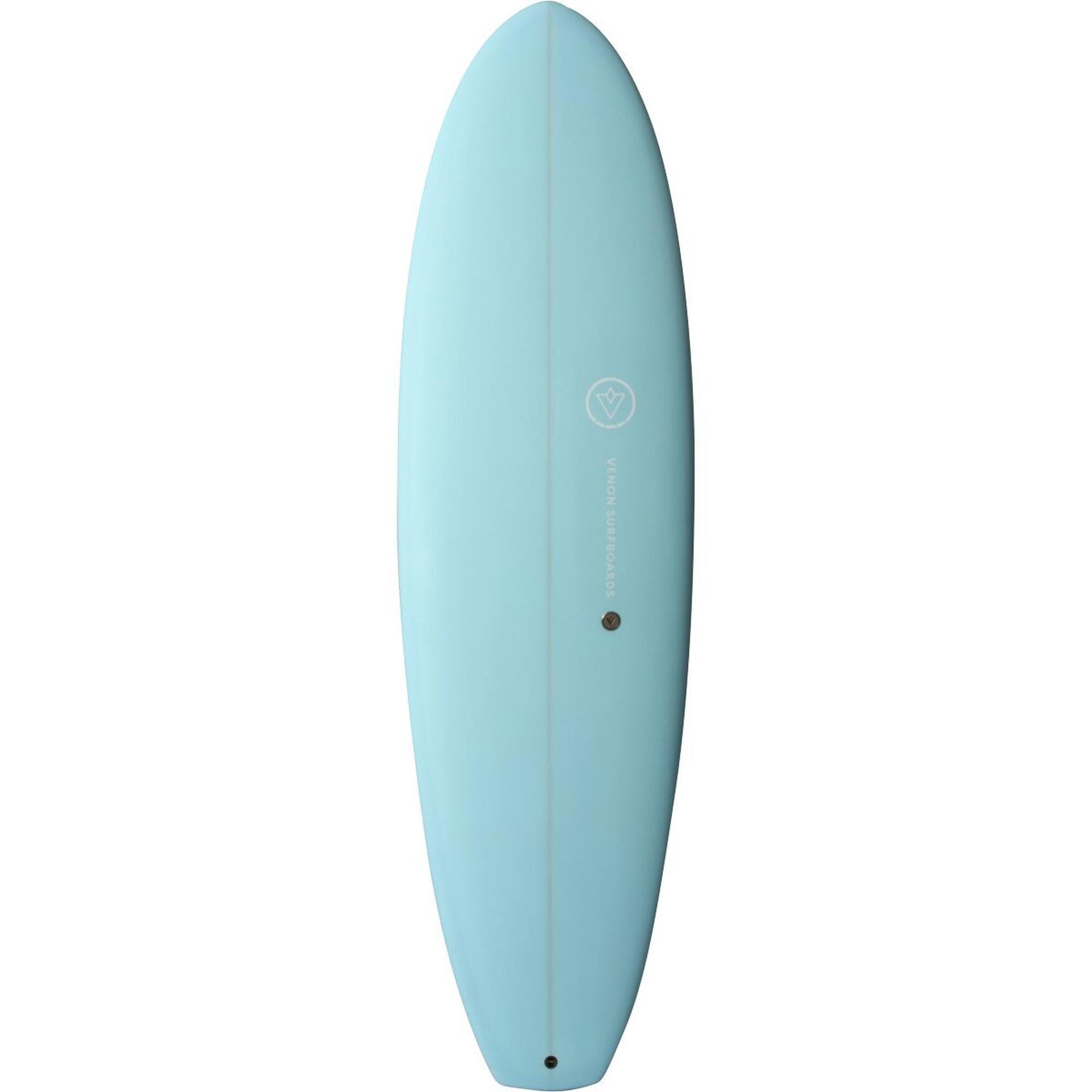 Planche de surf QUOKKA Hybrid 5Fins Pastel Teal 6'4"