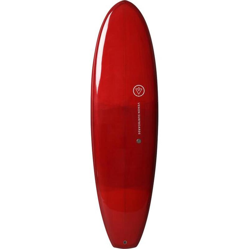 Planche de surf QUOKKA Hybrid 5Fins Double Layer Wine 6'4"