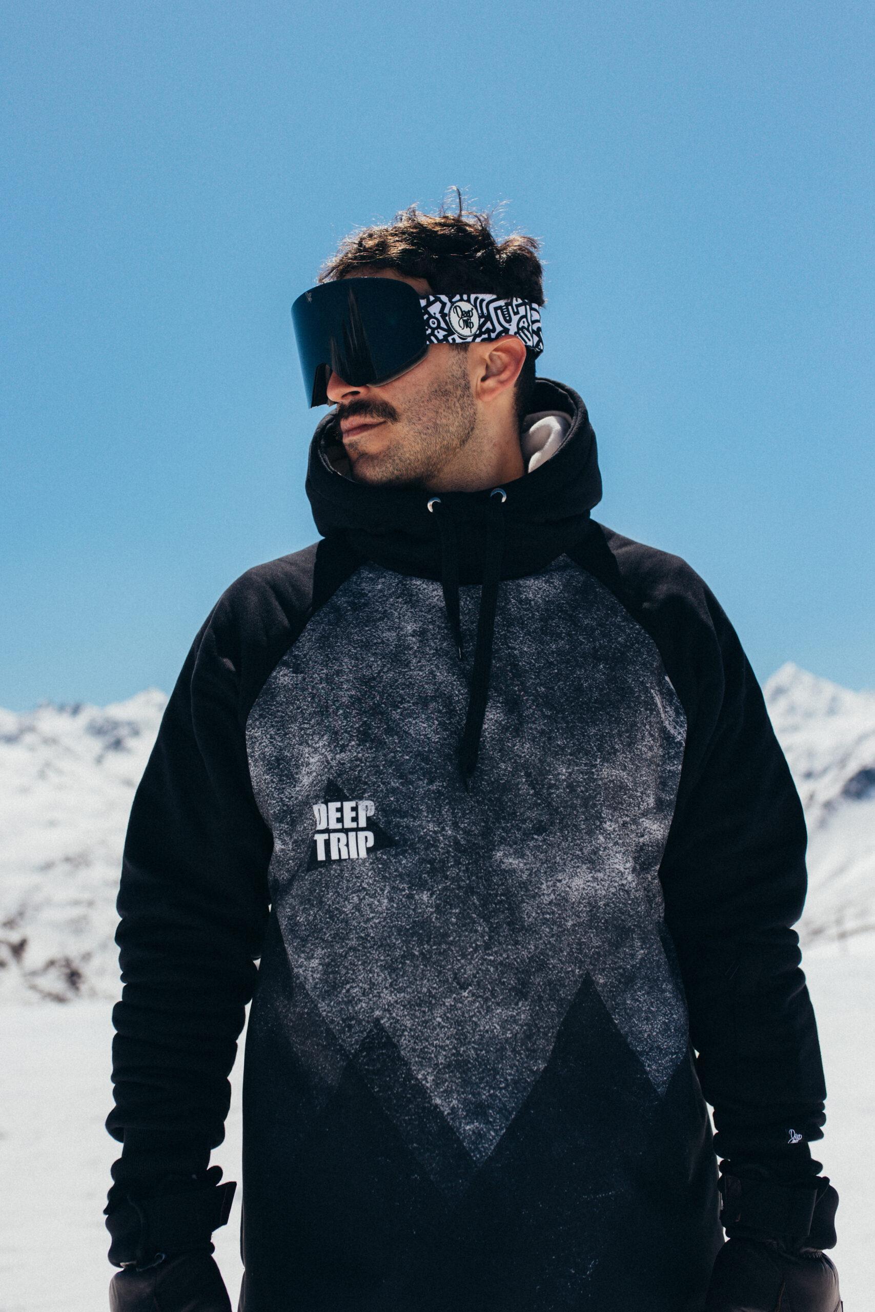 Bluza outdoorowa z kapturem męska DEEP TRIP Freddie softshell 2/7