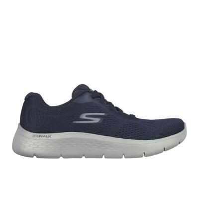 Heren go walk flex remark slip-on blauw / grijs