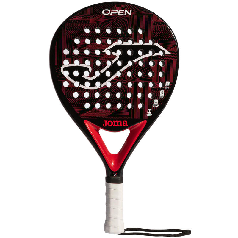 Pala de pádel Joma Open negro turquesa flúor