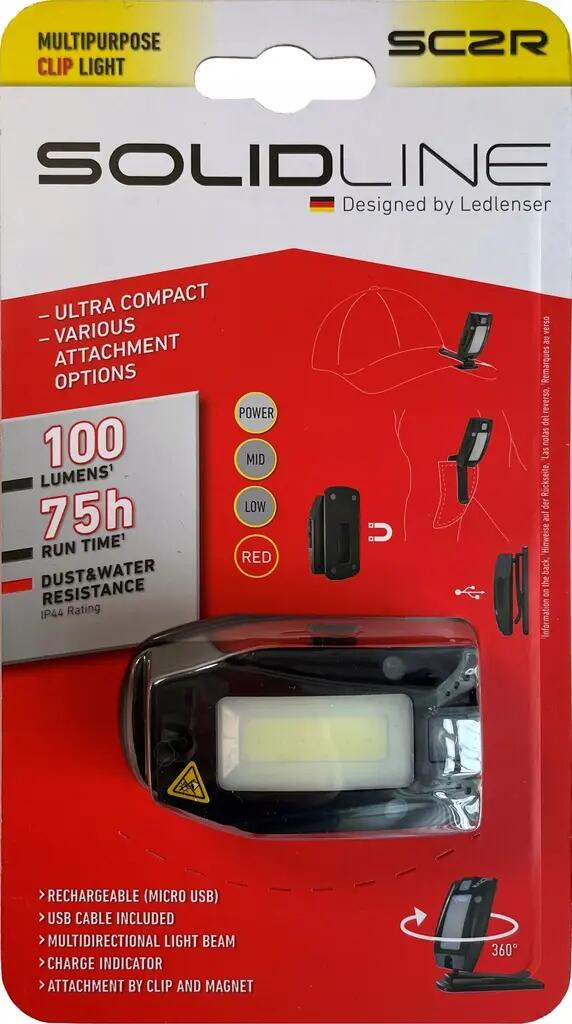 Latarka wielofunkcyjna Ledlenser Solidline SC2R  100 lm 4/4