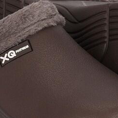 XQ | Sabots de jardin Hommes | Fourrure | Brun | Taille 41 | Chaussures de