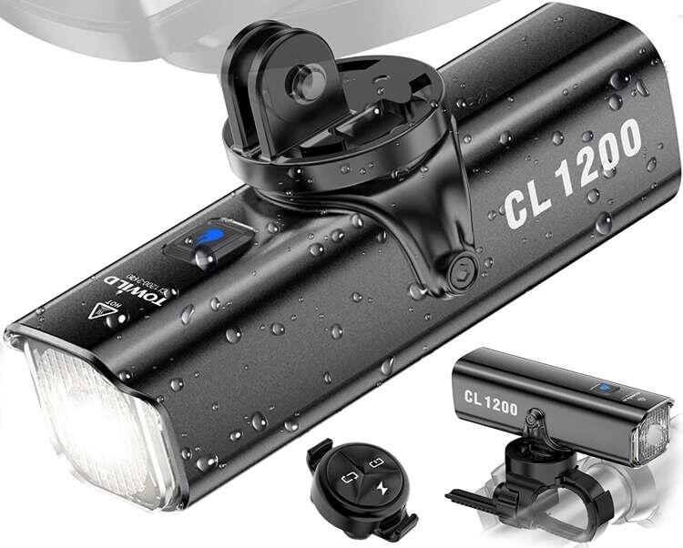 Lampa rowerowa przednia Towild CL1200 2/2