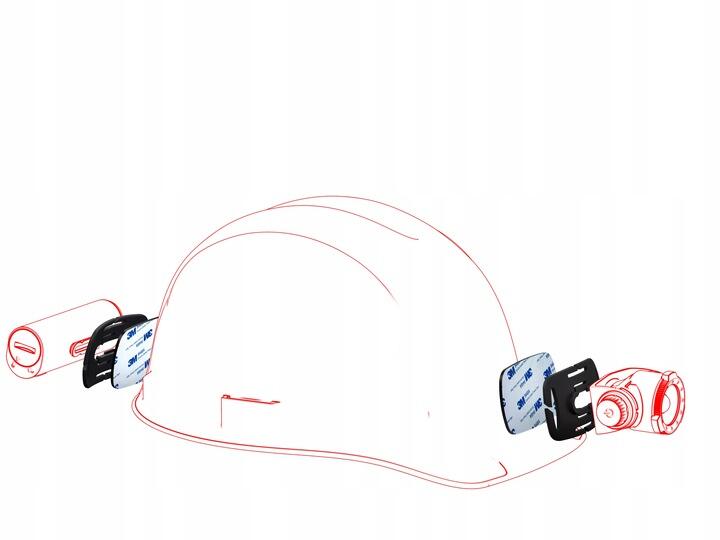 Helmhalterung Helmet Connecting Kit Type H 3/7