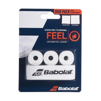 Grip Babolat Syntec Pro X1 Vs Original X3 Blanc