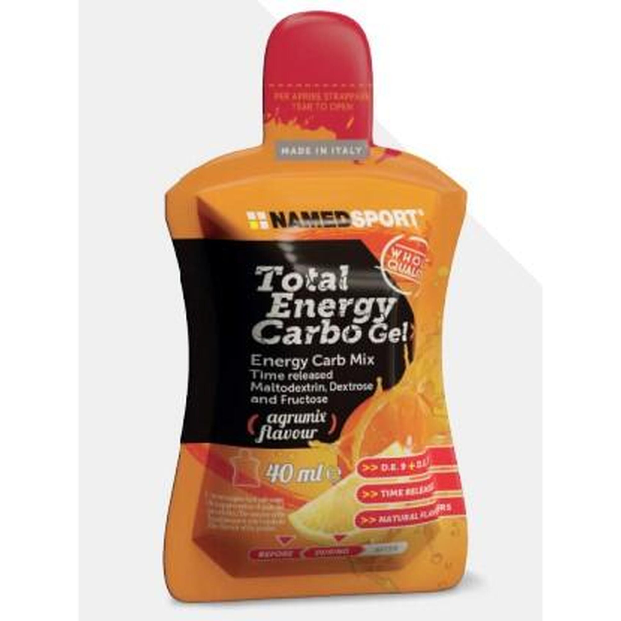 TOTAL ENERGY Carbo Gel 40ml - Orange & lemon