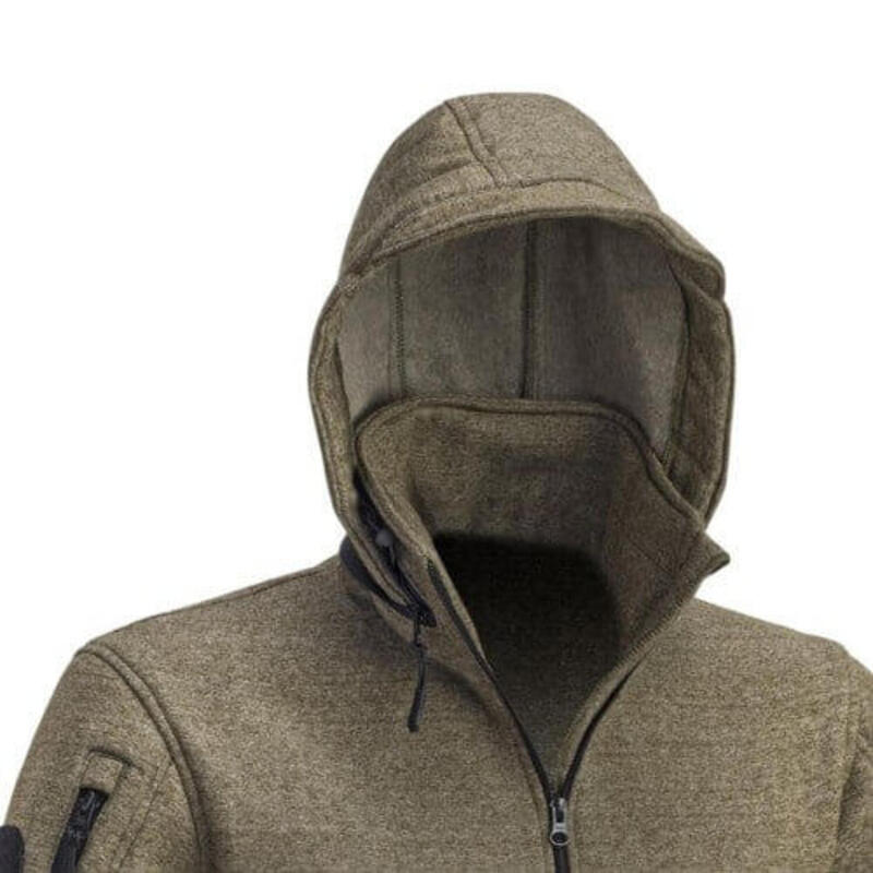 Veste sweat-shirt à capuche pour homme Tactical - Vert