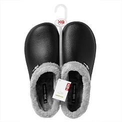 Tuinklompen heren - Fake Fur - Zwart - Tuinschoenen - Garden Clogs heren 4/4