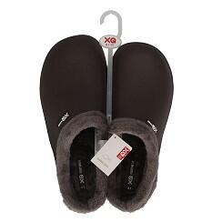 XQ - Tuinklompen heren - Fake Fur - Bruin - Tuinschoenen - Garden Clogs heren