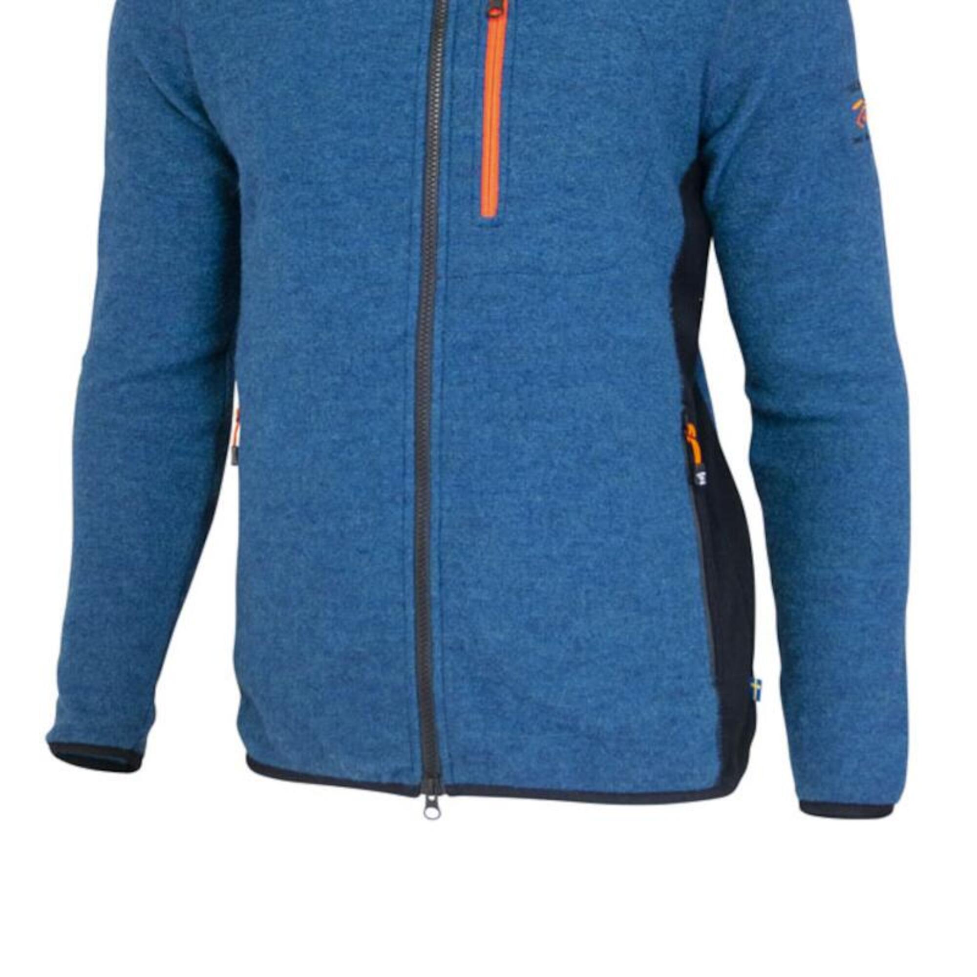 Capuche Valle Hood Electric Blue pour hommes en laine - Bleu