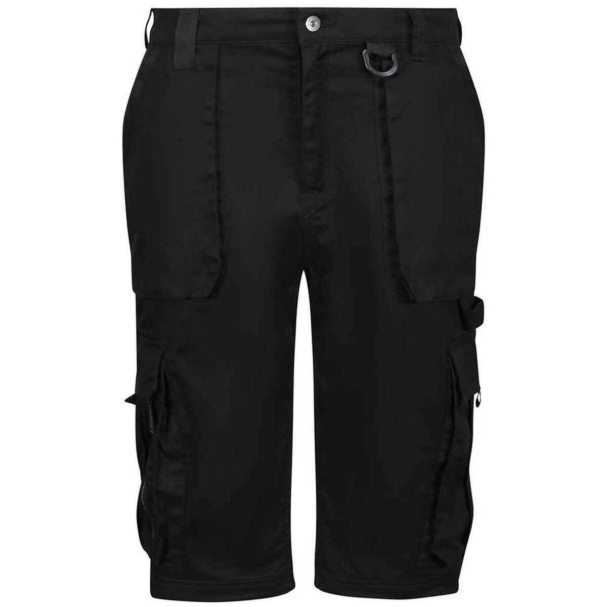 Mens Pro Utility Cargo Shorts (Black) 1/3