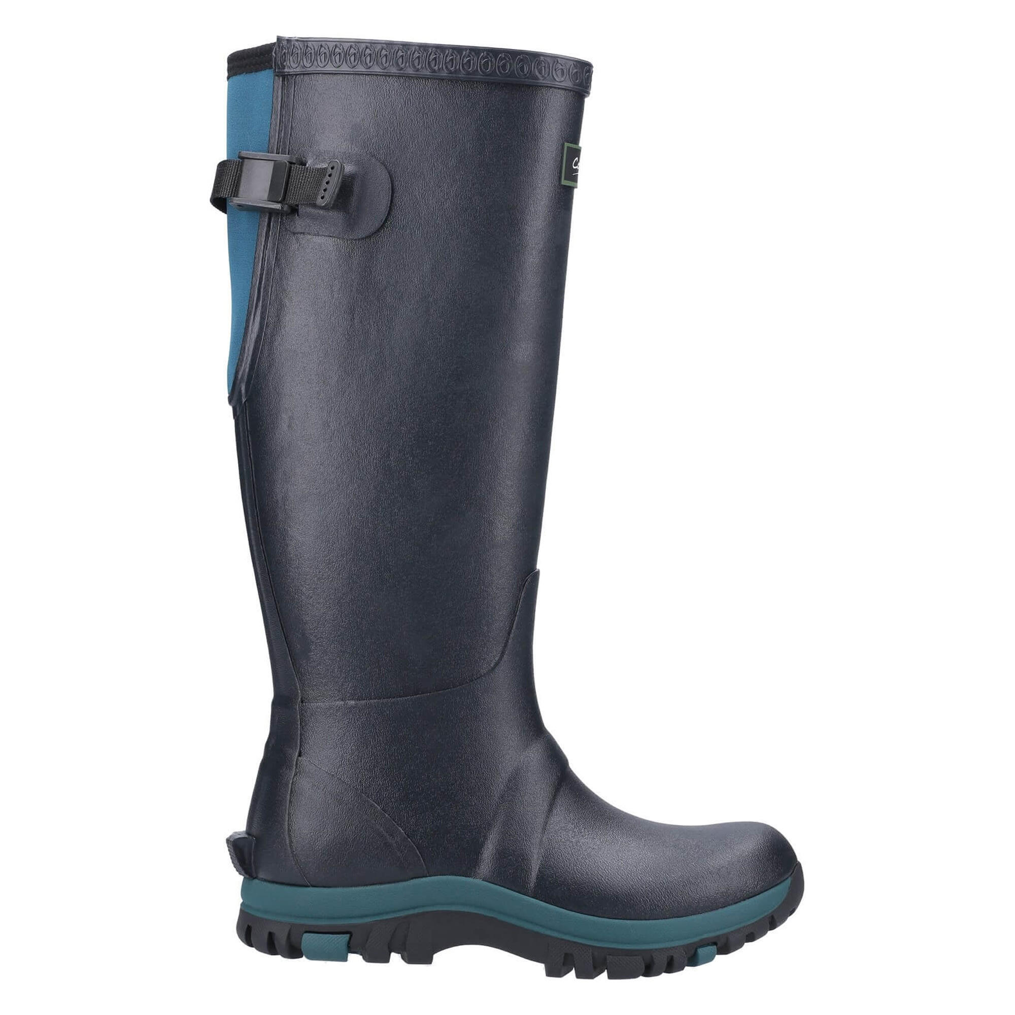 Womens/Ladies Realm Wellington Boots (Navy) 1/5