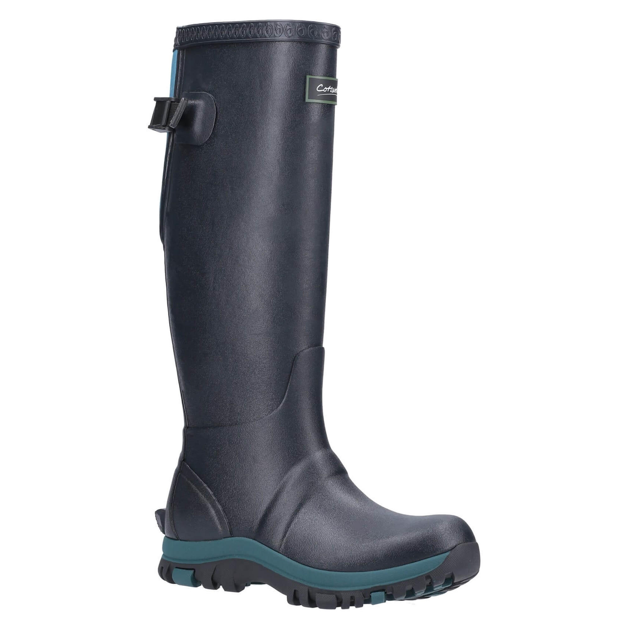 Womens/Ladies Realm Wellington Boots (Navy) 4/5