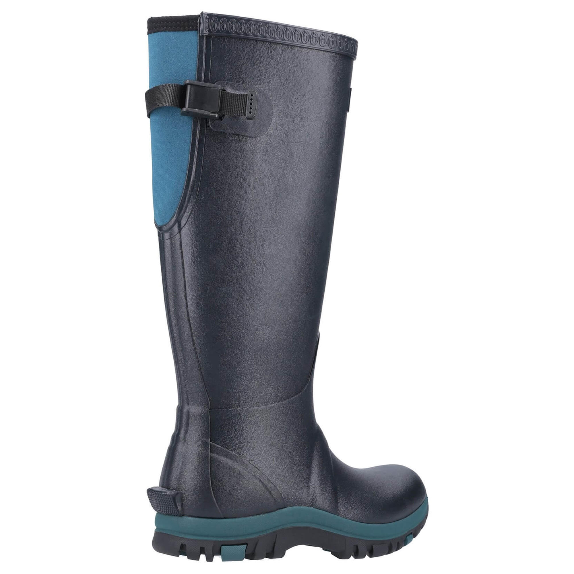 Womens/Ladies Realm Wellington Boots (Navy) 2/5