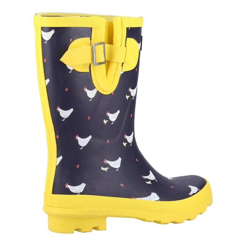 Bottes de pluie FARMYARD Femme (Bleu marine / Jaune)