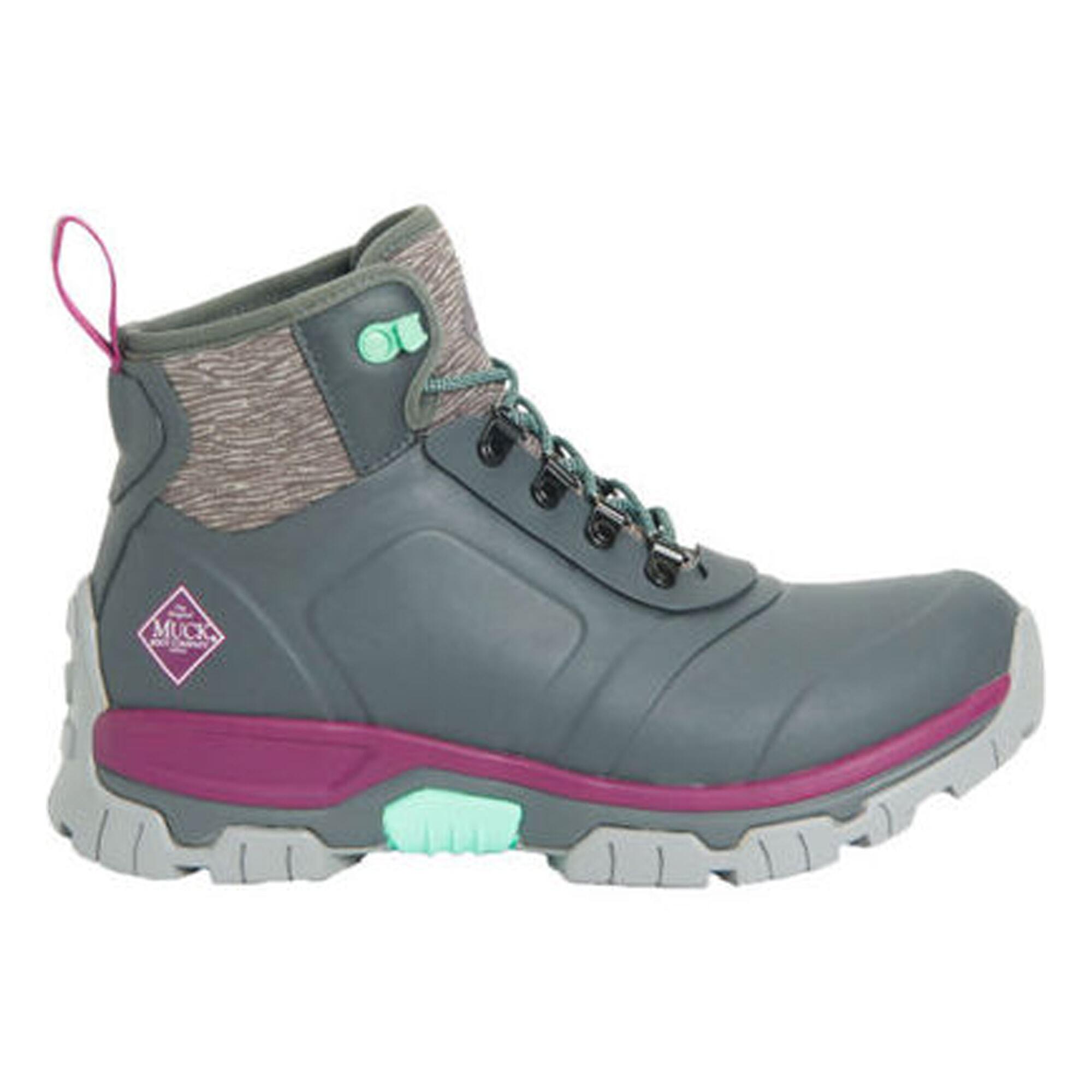 MUCK BOOTS Womens/Ladies Apex Wellington Boots (Dark Shadow/Dark Pink)