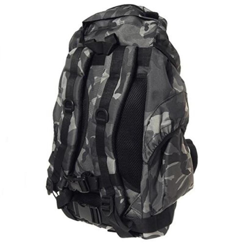 Fostex Rucksack Recon Night Camo 35 Liter - Tarnmuster Nacht Schwarz Grau