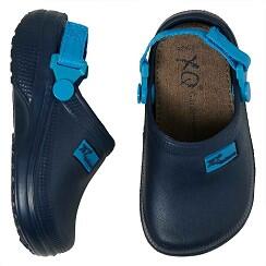 XQ | Sabots de jardin enfant | Marine Bleu | Taille 22/24 | Chaussures de jardin