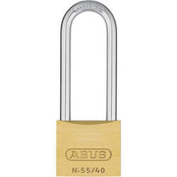 Abus Cadenas Solide 55 40 mm Or Discus Long Verrou de clé
