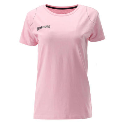 T-shirt voor dames - essentiële basketbal t-shirt licht roze