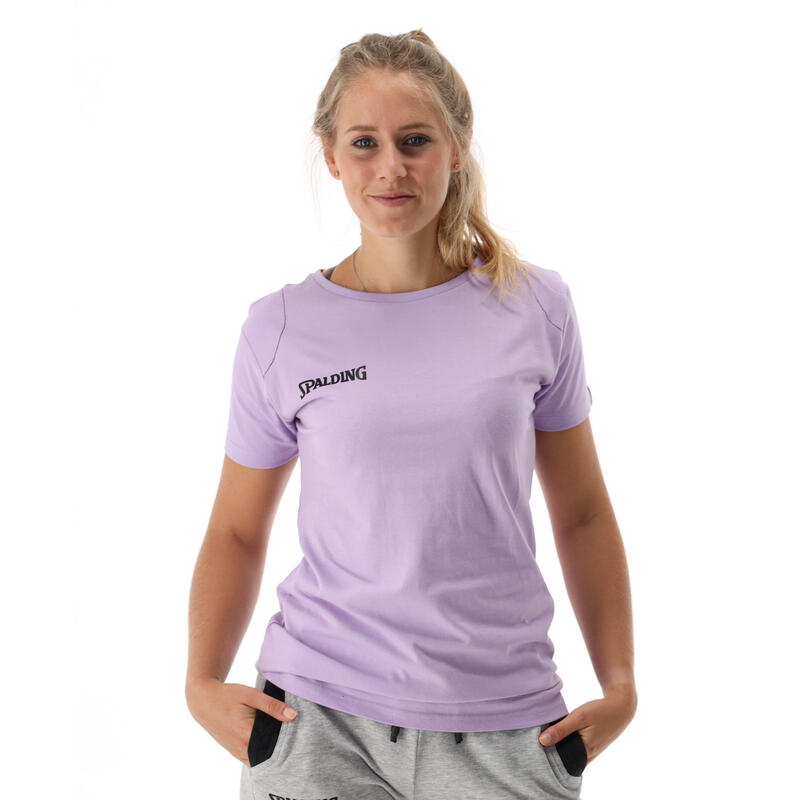 T-shirt voor dames - Essentiële basketbal T-shirt LICHTGRIJS