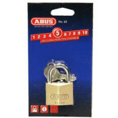 ABUS Abus Hangslot 65 40mm Goud - Hoogwaardige Beveiliging - Sleutelslot 5cm
