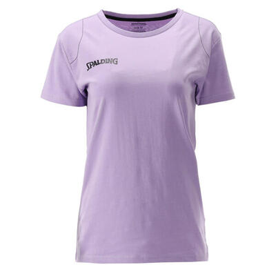T-shirt voor dames - essentiële basketbal t-shirt fuschia paars