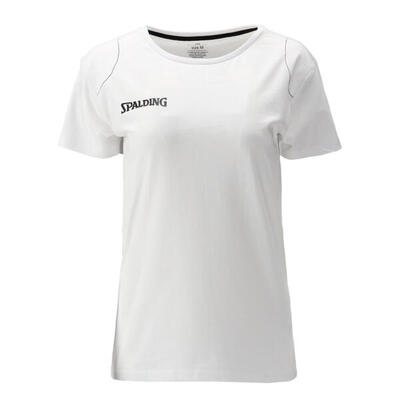 T-shirt voor dames - essentiële basketbal t-shirt lichtgrijs