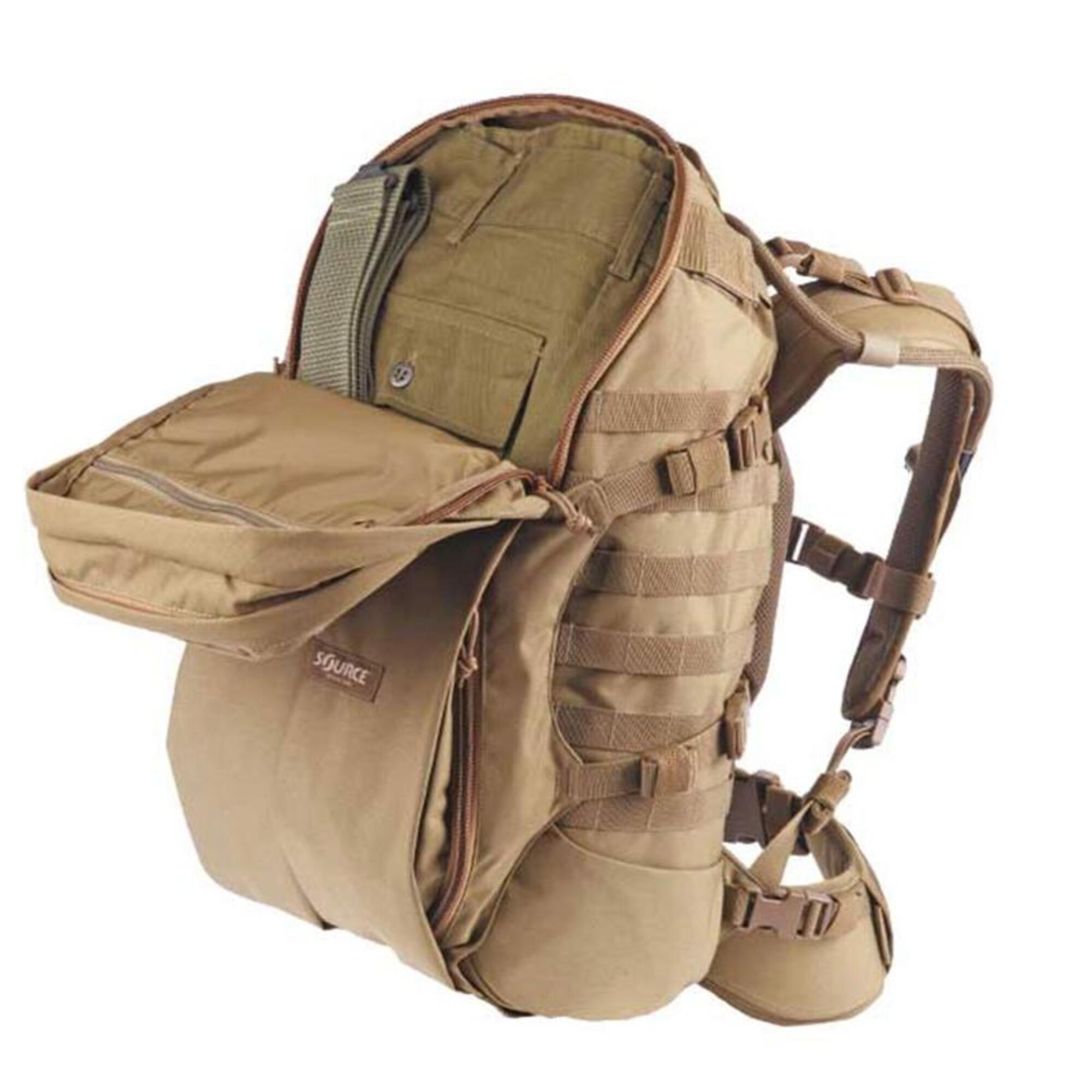 Tactical rugzak met waterzak Double D 45L - Zwart