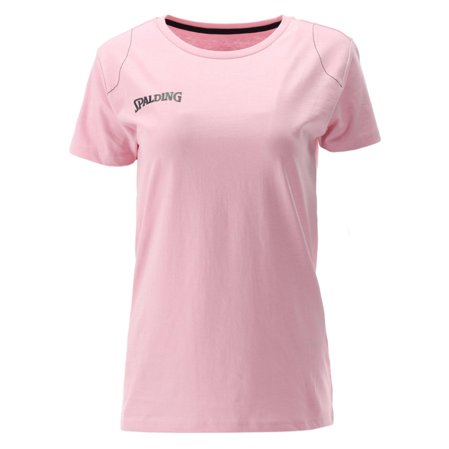 SPALDING T-shirt voor dames - Essentiële basketbal T-shirt LICHT ROZE