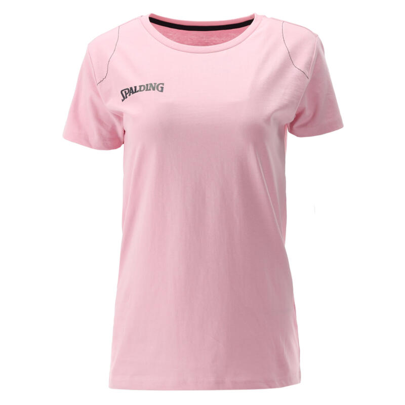T-shirt voor dames - Essentiële basketbal T-shirt LICHT ROZE
